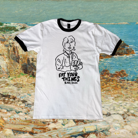 "Eat Your Things" Ringer Tee